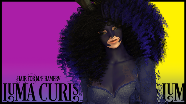 Luma Curls hair mod for ffxiv. Front view.