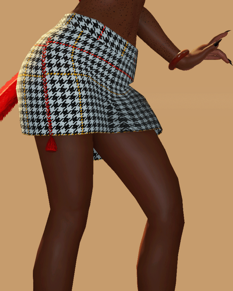 Wintertide Sheath Skirt Retexture