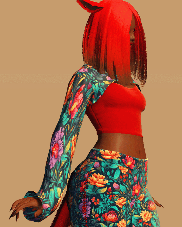 Leisurewear High-Cut Top Retexture