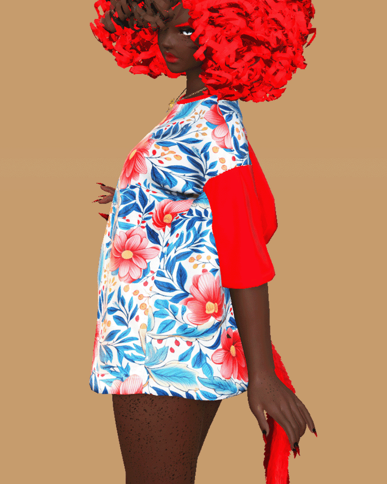 Oversized Plain Neotunic Retexture