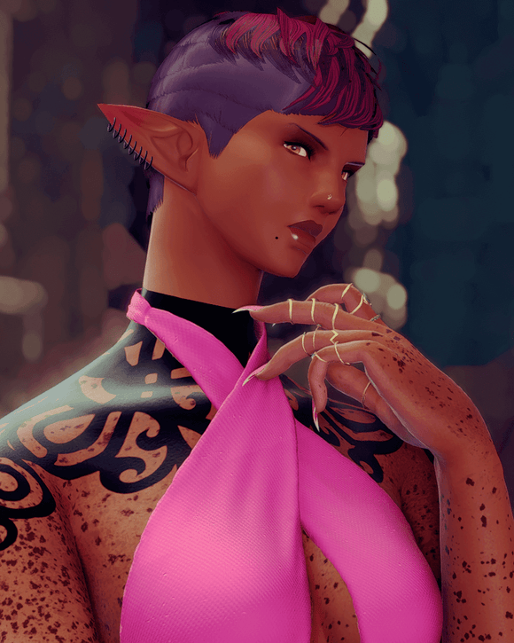 Custom, hipoly viera and hyur face sculpts for FFXIV by Nikki be Moddin