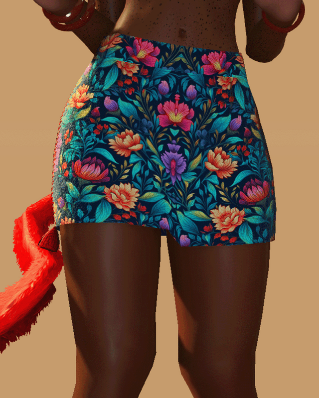 Wintertide Sheath Skirt Retexture