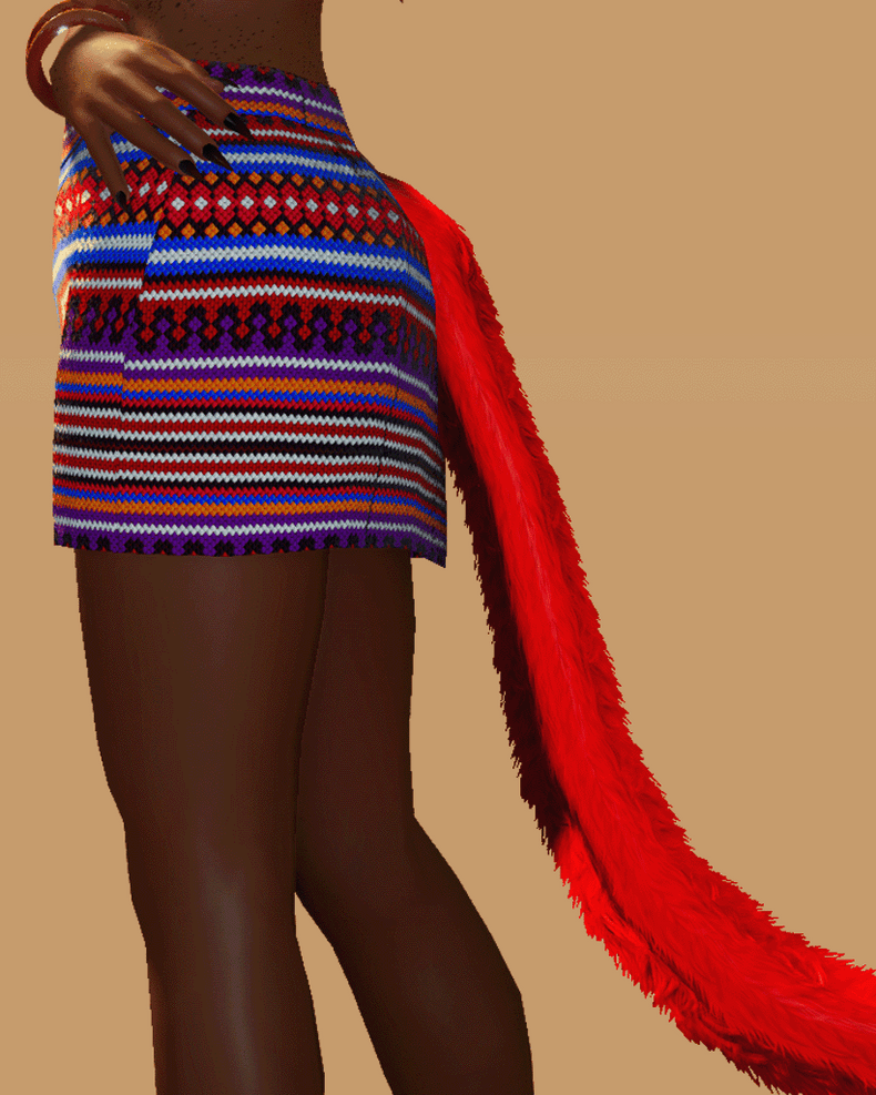 Wintertide Sheath Skirt Retexture