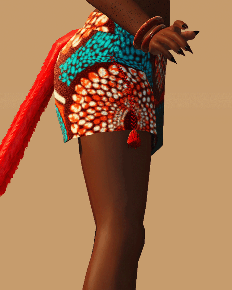 Wintertide Sheath Skirt Retexture