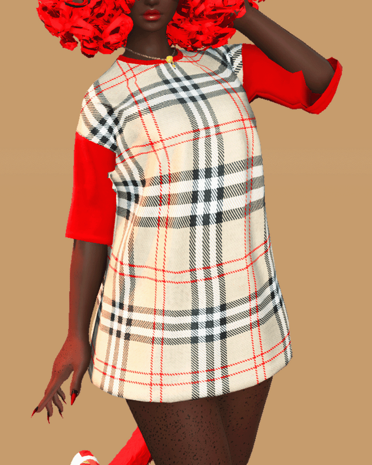 Oversized Plain Neotunic Retexture