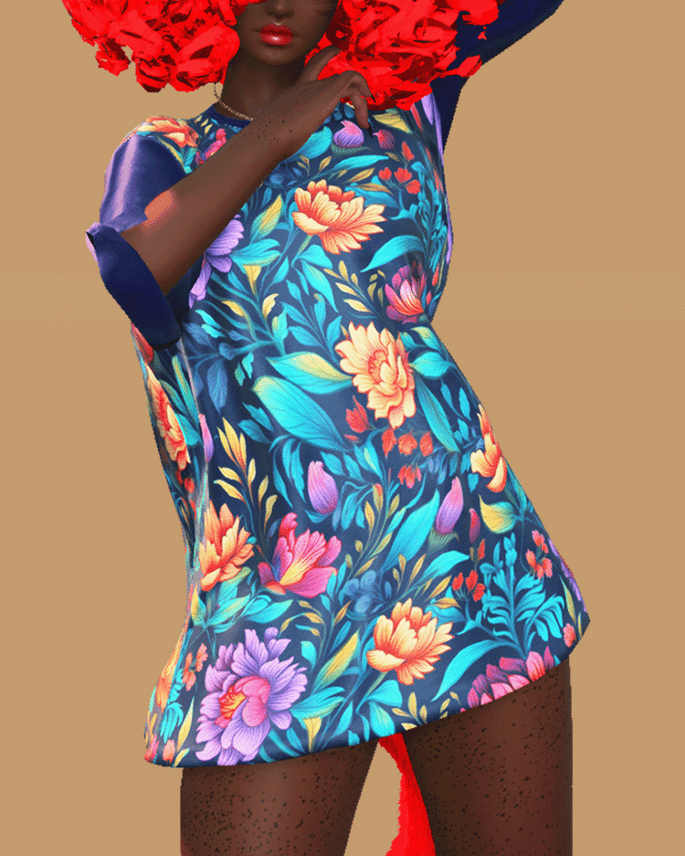 Oversized Plain Neotunic Retexture