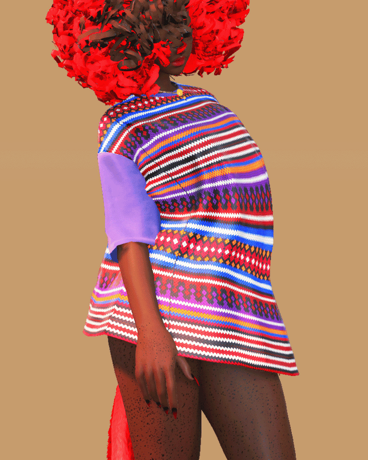 Oversized Plain Neotunic Retexture